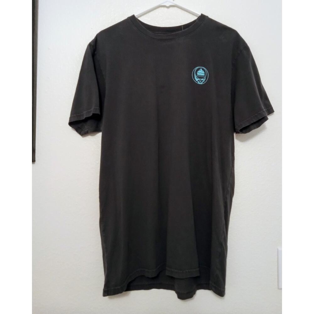 Teton Gravity Research x Grateful Dead Steal Your Face Skull Tee Shirt Gray SZ L